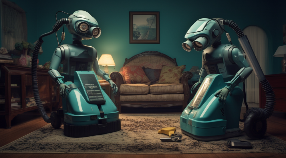 Antropomorfik fütüristik robot