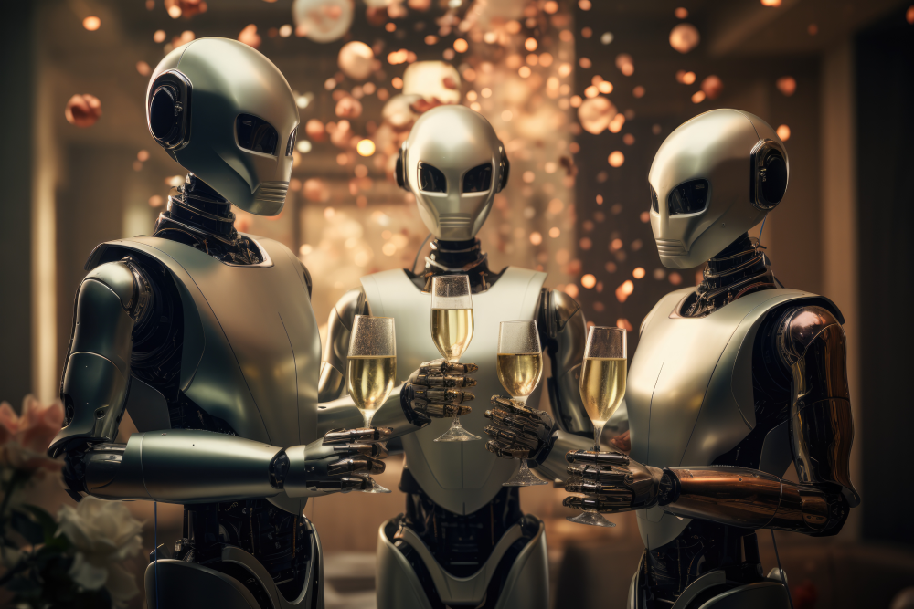 Robotlarla yeni yıl